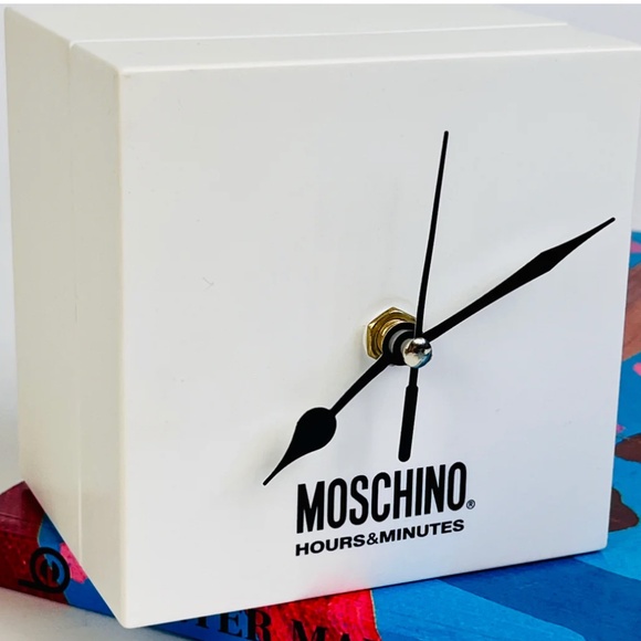 90s Moschino Hours & Minutes Watch and Desk Clock - “I Love 70” - Picture 3 of 9